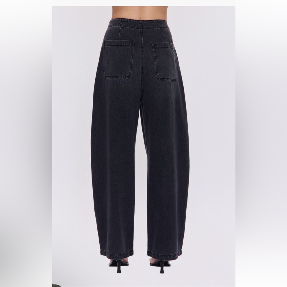 NWT Pistola Lottie High-Waist Wide-Leg Black Jeans — Size 29